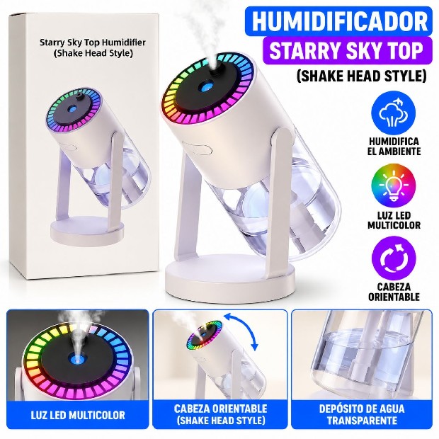 &ua HUMIDIFICADOR PROYECTOR LED (91062)